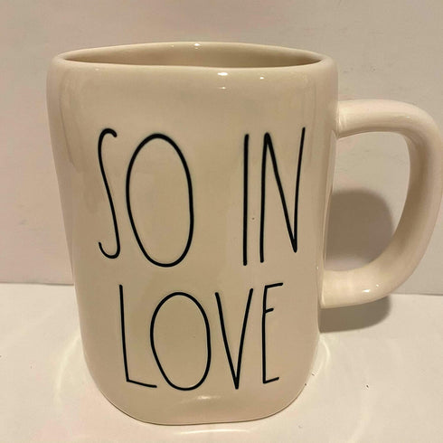 Rae Dunn SO IN LOVE Mug double sided - Ceramic - VALENTINE'S DAY