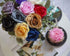DuHouse 10pcs Fake Roses Artificial Silk Flowers Faux Rose Flower Long Stems Bouquet for Arrangement Wedding Centerpiece Party Home Kitchen Decor (Coffee)