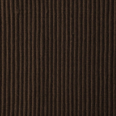 DII 100% Cotton Basic Ribbed Placemat Set, Dark Brown, 13x19, 6 Piece