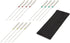 Fox Run 11655 Set of 12 Stainless Steel 9.5" Plus Bonus Storage Bag-Color Coding Fondue Fork Silver