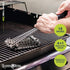 Jolly Green Products 4-in-1 Grill Brush and Scraper, Steel Bristles, Grill Cleaner with 18-Inch Handle, Will Not Scratch or Damage Grate, Perfect BBQ Grilling Gifts for Men