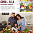 Chill Bill Refrigerator Deodorizer | Soda Holder for Refrigerator | Cute Fridge Deodorizer | Refrigerator Odor Eliminator | Fun Kitchen Gadgets | Baking-Soda Fridge Smell Remover | by Monkey Business