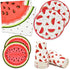Watermelon Party Supplies Tableware Set 24 9" Plates 24 7" Plate 24 9 Oz. Cups 50 Lunch Napkins Pink Green Melon Fruit Slice Disposable Paper Goods for Summer Picnic Baby Shower & Birthday Party Decor