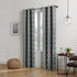 Sun Zero Barnett Trellis Blackout Grommet Curtain Panel, 40 in x 84, Gray