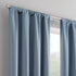 ECLIPSE Kendall Modern Blackout Thermal Rod Pocket Window Curtain for Bedroom or Living Room (1 Panel), 42" x 95", Slate