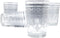 Nomad Treasure's Glass Coffee Set, (6 PACK) 6 Ounces made by hand. Hot/Cold Beverages, Thermal Shock Resistant, Cup for Cappuccino, Latte, Espresso, Wine and Juice, Moroccan tea glasses - Silver