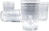 Nomad Treasure's Glass Coffee Set, (6 PACK) 6 Ounces made by hand. Hot/Cold Beverages, Thermal Shock Resistant, Cup for Cappuccino, Latte, Espresso, Wine and Juice, Moroccan tea glasses - Silver