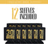 Happy 30th Birthday Decorations for Him, Dirty Thirty Birthday Beverage Can Cooler Sleeves, Insulated Holder Gift Ideas and Party Favors for Men, 12-Pack, Black & Gold