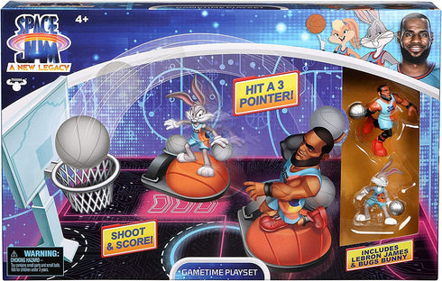 Moose Toys Space Jam: A New Legacy - Gametime Playset with Lebron & Bugs Bunny Figures