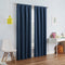ECLIPSE Kendall Modern Blackout Thermal Rod Pocket Window Curtain for Bedroom or Living Room (1 Panel), 42" x 84", Denim