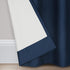ECLIPSE Kendall Modern Blackout Thermal Rod Pocket Window Curtain for Bedroom or Living Room (1 Panel), 42" x 84", Denim