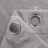 DWCN Ombre Sheer Curtains - Faux Linen Gradient Grommet Top Semi Voile Drapes for Bedroom and Living Room, Set of 2 Window Curtain Panels, 52 x 96 Inches Long, Grey
