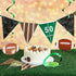 14 PIeces Football Party Supplies 2 Pieces Football Pennant Banner Garland 12 Pieces Football Hanging Swirls Superbowl Decorations Sport Theme Party for Sport Clubs Party Birthday Home Decor