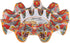 Prepara Ten Taco Carousel, 10, yellow/white