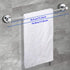 JiePai Bath Towel Bar Chrome, 18 Inch Stainless Steel Towel Rack Bathroom Towel Holder Wall Mount Kitchen Dish Cloth Hanger (Chrome, 18 Inch)