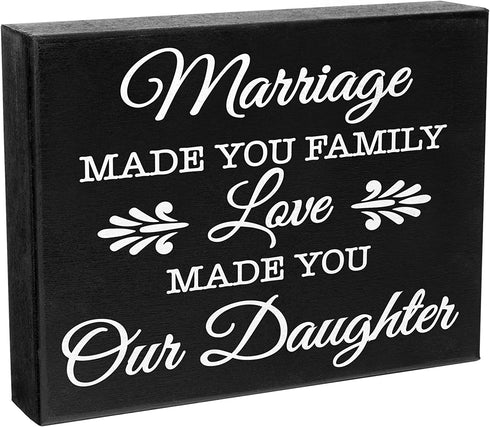 Daughter-in-Law Gift Sign Decor Plaque