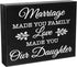 Daughter-in-Law Gift Sign Decor Plaque