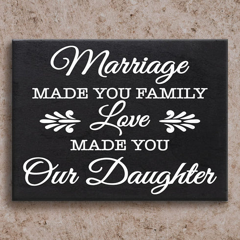 Daughter-in-Law Gift Sign Decor Plaque