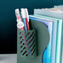 Adjustable Bookend Metal Book Ends Nonskid Bookends Desk Bookshelf Book Rack Binder Holder, Book End for Heavy Book Holder, Desk Books Organizer (Green)