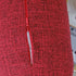 Round Neck Pillow Roll Cervical Support Pillows Neck Pain Relief Cylinder Bolster Pillows with Removable Washable Cover for Sleeping, Chair, Car, Sofa (1, Red)
