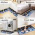 Kitchen Rugs Kitchen Mat Set of 2 Kitchen Rug Non-Slip Kitchen Rugs and Mats 47.3x17.3/31.5x17.3 Inch Floor Mat Doormat Runner Rug for Kitchen, Laundry, Living Room, Bedroom, Bathroom, Front Door