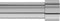 Umbra Cappa 1-Inch Curtain Rod, Includes 2 Matching Finials, Brackets & Hardware, 36 to 66, Nickel