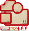 AMZOYO Set of 4 Silicone Baking Mats for the Oven - Includes Half, Quarter, Round, and Square Sheet Liners - 100% Non-Stick and Reusable - BPA Free and Heat Resistant - Washable and Dishwasher Safe