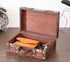 Vintiquewise(TM Old-Fashioned Small Suitcase/Decorative Box with Straps