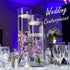 CYS Excel Clear Glass Cylinder Vase (H:16" D:4") | Multiple Size Choices Glass Flower Vase Centerpieces | Hurricane Floating Candle Holder Vase