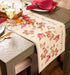 DII Fall Basics Collection Tabletop, Reversible Table Runner, 14x72, Gather Together Print