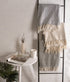 DII Rustic Farmhouse Cotton Diamond Blanket Throw with Fringe for Chair, Couch, Picnic, Camping, Beach, & Everyday Use, 50 x 60 - Fields of Diamond Natural