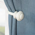 Decopolitan Urn Curtain Holdbacks, One Size, Bright White