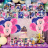 32 Pcs Gacha Life Theme Birthday Party Decorations,Party Supply Set for Kids with 1 Happy Birthday Banner Garland , 13 Cupcake Toppers,18 Balloons for Party Decorations