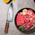 TUO Chef Knife- Kitchen Chef s Knife - High Carbon German Stainless Steel Cutlery - Rust Resistant - Pakkawood Handle - Luxurious Gift Box Included - 7 - Fiery Phoenix Series