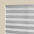 Achim Home Furnishings 123CO36W24 Cordless 1 2 3 shade Vinyl Room Darkening Pleated Window Shade, 36" x 75", White