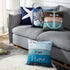 Emvency Set of 4 Throw Pillow Covers Nautical Coastal Beach and Blue Turquoise Anchor Weathered Wood Old Decorative Pillow Cases Home Decor Square 18x18 Inches Pillowcases