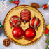 12ct 80mm/3.15" Christmas Ball Ornaments, Decorative Hanging Baubles, Christmas Tree Decoration, Plastic and Shatterproof, Ideal for Xmas, Holiday, Home and Party Decor, Red