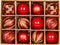 12ct 80mm/3.15" Christmas Ball Ornaments, Decorative Hanging Baubles, Christmas Tree Decoration, Plastic and Shatterproof, Ideal for Xmas, Holiday, Home and Party Decor, Red