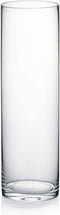 WGV Cylinder Vase, 3" W x 10" H, Clear Bud Skinny Narrow Glass Candle Holder Planter Terrarium for Wedding Party Flowers Centerpieces Home Office Decor, 1 Piece