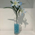 WGV Cylinder Vase, 3" W x 10" H, Clear Bud Skinny Narrow Glass Candle Holder Planter Terrarium for Wedding Party Flowers Centerpieces Home Office Decor, 1 Piece