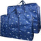 CHYUANX Moving Bags heavy duty extra large , Storage Bags Organizer with Strong Handles Wrap Around and Durable Zippers for Clothing Blanket Storage bags, Waterproof Foldable Carrying Moving Tote bags ,Dorm Room Moving Supplies, Space Saver Bags( 105L,2 P