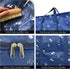 CHYUANX Moving Bags heavy duty extra large , Storage Bags Organizer with Strong Handles Wrap Around and Durable Zippers for Clothing Blanket Storage bags, Waterproof Foldable Carrying Moving Tote bags ,Dorm Room Moving Supplies, Space Saver Bags( 105L,2 P