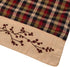 The Country House Lancaster Berry Black and Burgundy Plaid 36 x 13 Cotton Fabric Table Runner