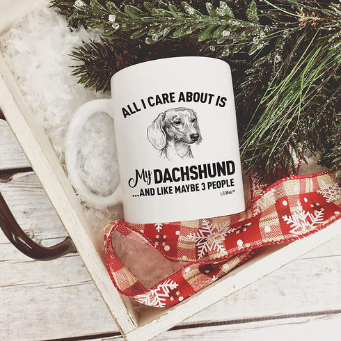 Dachshund Mom Present Mug For Christmas Women Men Dad Decor Lover Decorations Stuff I Love Dachshund Coffee Accessories Talking Art Apparel Funny Birthday Home Supplies Products Dog Coffee Cup Mugs