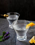 JoyJolt 4-Piece Afina Cocktail Glasses Set, Martini Glasses- 8-Ounces
