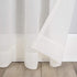 No. 918 Tayla Crushed Texture Semi-Sheer Rod Pocket Curtain Panel, 50" x 84", Cream Off-White