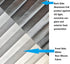 Easy Up & Down Room Darkening Pleated Shade, Temporary Window Blind, Heat & Sun Protection, 36in x 72in (Fits Window Width18-36") , 2-Pack, Operating with Pull Cord , Easy Trimming & Installing