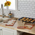 SKL Home Autumn Pumpkins Oven Mitt & Pot Holder Set, Natural