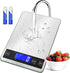 BACK KTCL Digital Food Kitchen Scale, 22lb Weight Multifunction Scale Measures in Grams and Ounces for Cooking Baking, 1g/0.1oz Precise Graduation, Stainless Steel and Tempered Glass