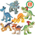 JOYIN 28-Count Valentines Day Gifts Cards, Valentine's Greeting Cards for Kids with Dinosaur Toys Valentine Classroom Exchange Party Favor Toy
